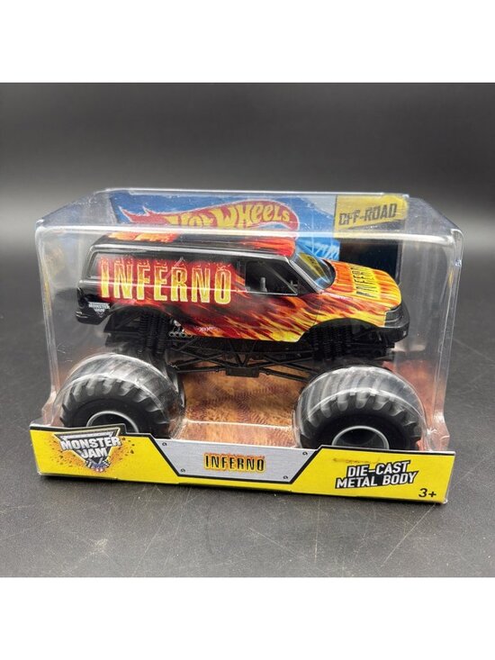 Hot Wheels Other - 1/24 HOT WHEELS MONSTER JAM TRUCK INFERNO OFF-ROAD DIE-CAST  - READ